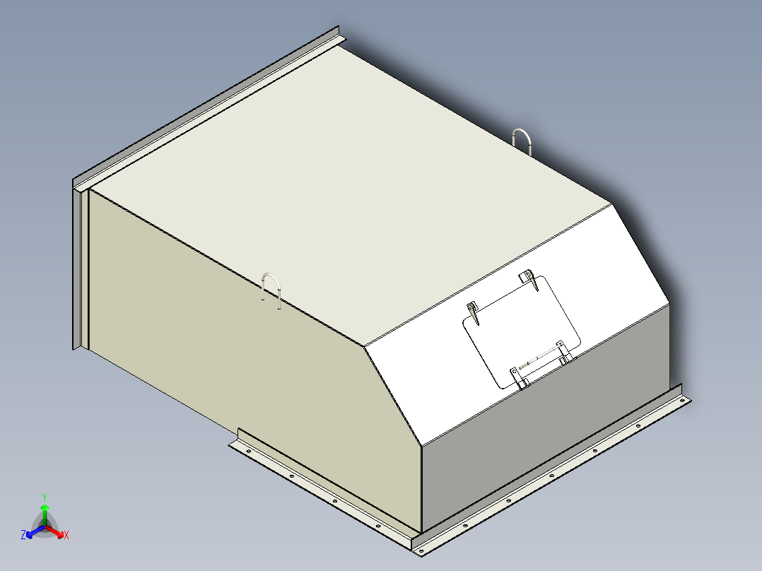 TD75型带式输送机头部护罩 TD5J11