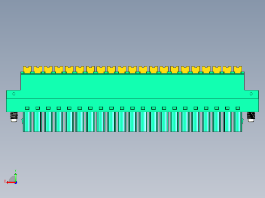DEGSON 15EDG（公头） 3.5mm 螺钉锁紧，插拔式接线端子 FullPack-15EDGKNM-3.5-21P-14-00AH后视缩略图