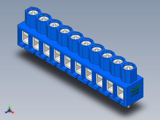 DEGSON DG166 系列 5.0mm 接线端子-DG166-5.0-10P-12-00AH
