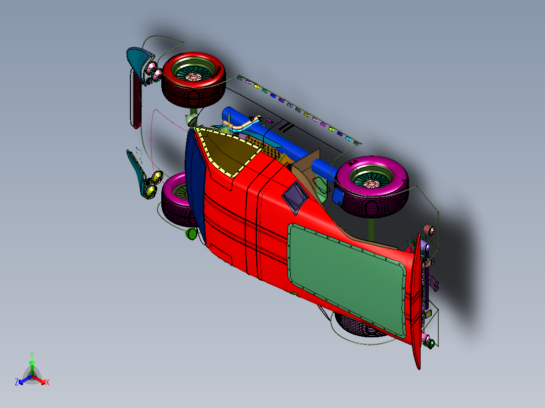 传统与现代融合设计福特GT40