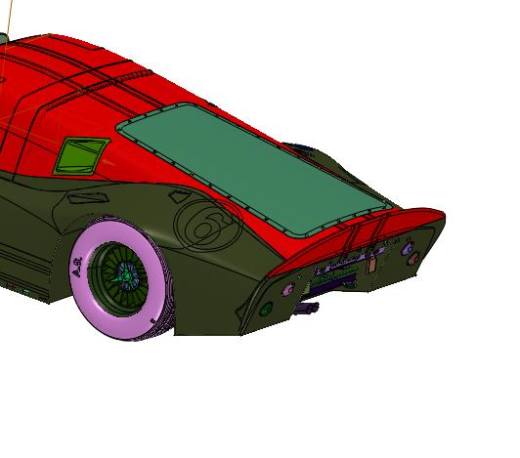 传统与现代融合设计福特GT40缩略图