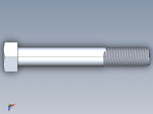 UNC 六角螺栓-Hex Bolt 0.750-10 x 5俯视缩略图