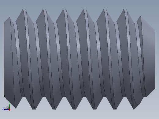 UNC 平头紧定螺钉-UNC SET SCREW 0.250 x0.375.SLDPRT右视缩略图