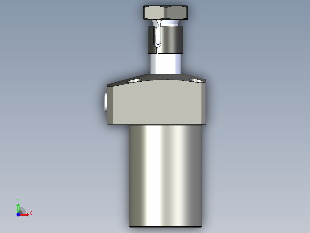 KOSMEKLHS0360-GR-Y60多系列多零件图纸模型前视图