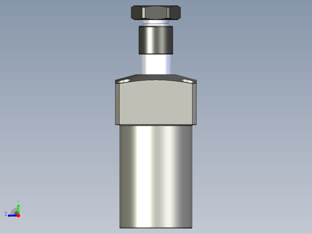 KOSMEKLHS0360-GR-Y60多系列多零件图纸模型右视图