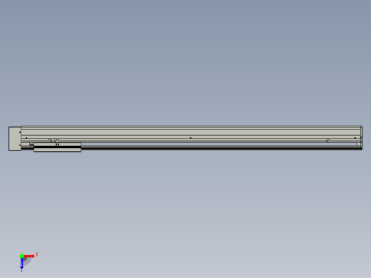 VF丝杆传动-一般环境VF22-S1250-BL俯视缩略图