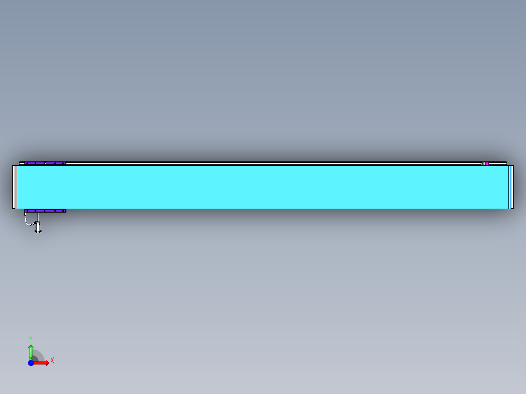 威洛博VL系列直线电机模组-VL22H3-S2200前视图