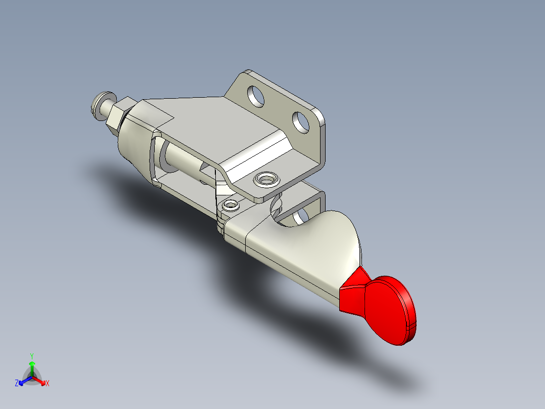 推拉式夾鉗SSP(A)-3D多系列多零件图纸模型