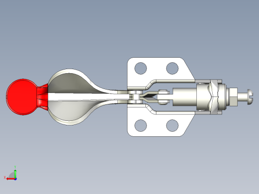 推拉式夾鉗SSP(A)-3D多系列多零件图纸模型后视缩略图