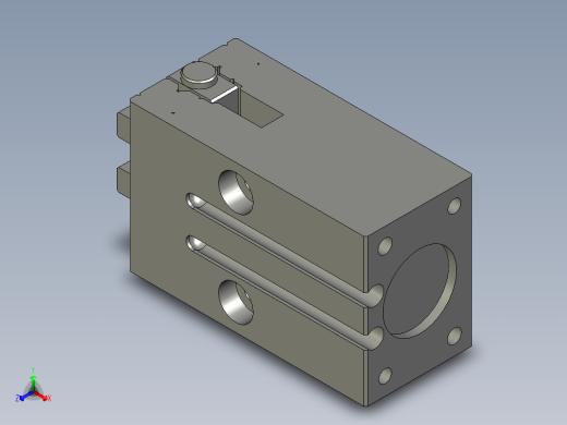 普通气爪PH04-16正等轴测缩略图