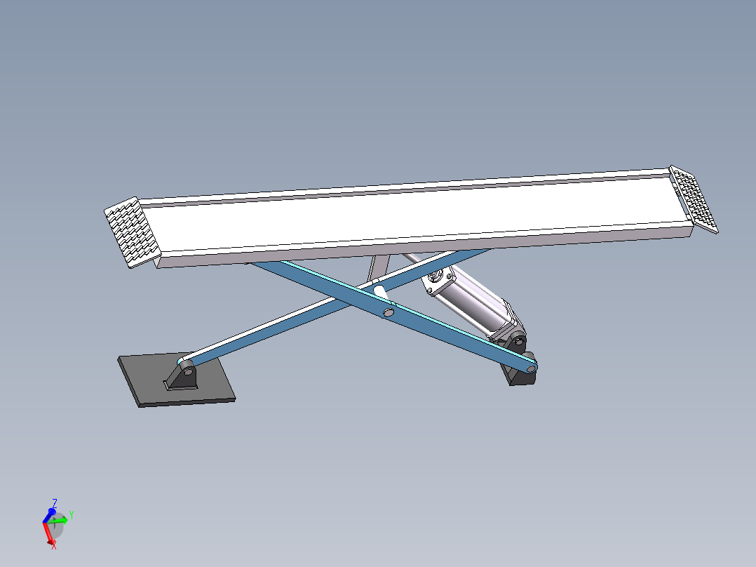 Q334-汽车用四轮定位举升机及液压系统控制设计【三维SolidWorks】