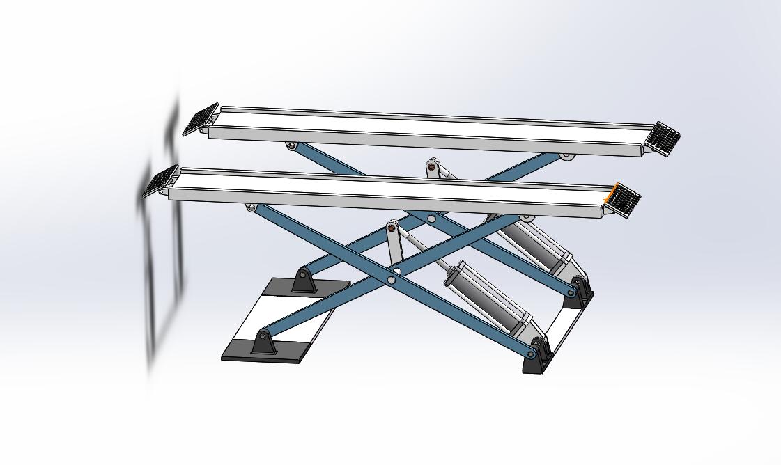 Q334-汽车用四轮定位举升机及液压系统控制设计【三维SolidWorks】