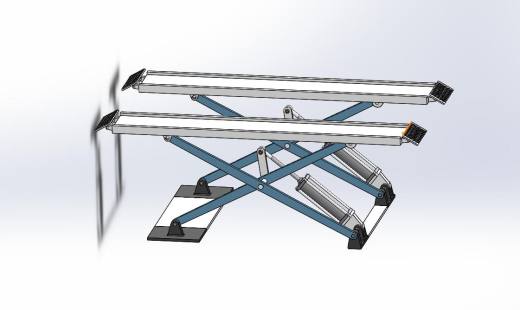 Q334-汽车用四轮定位举升机及液压系统控制设计【三维SolidWorks】缩略图