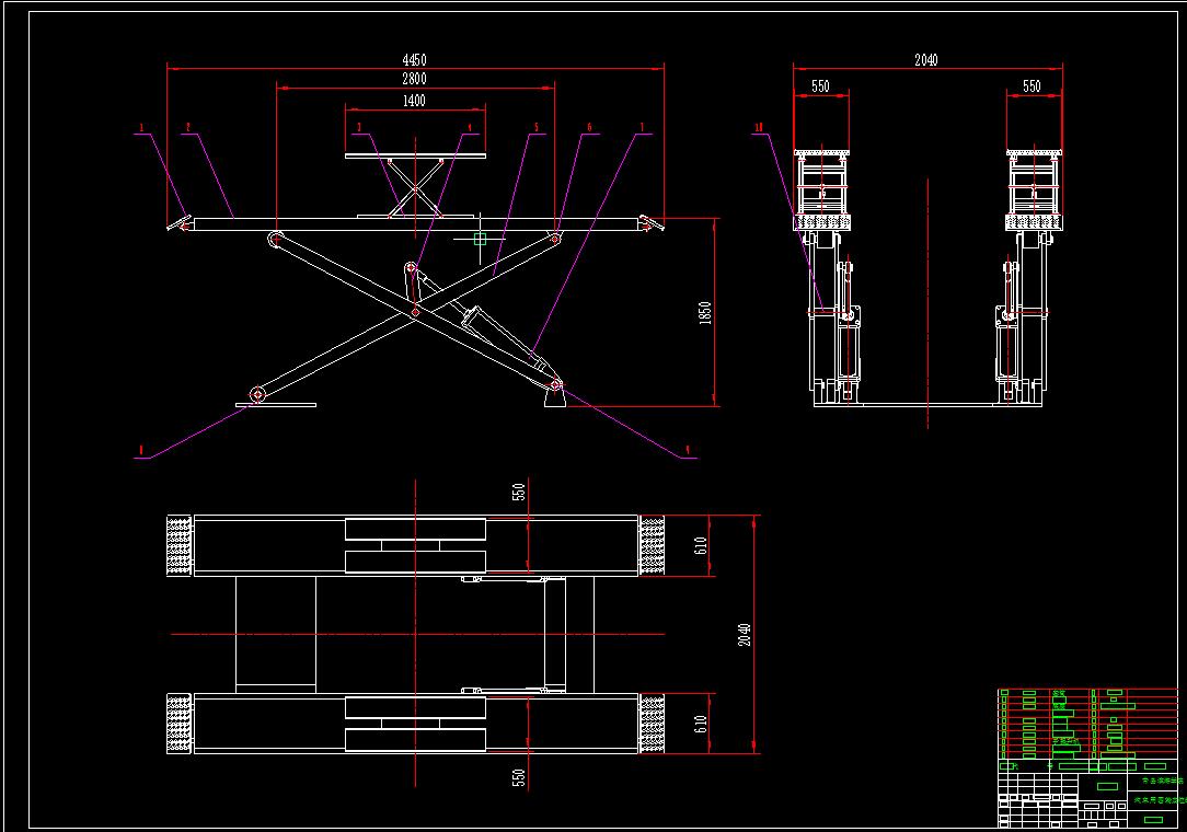 Q334-汽车用四轮定位举升机及液压系统控制设计【三维SolidWorks】