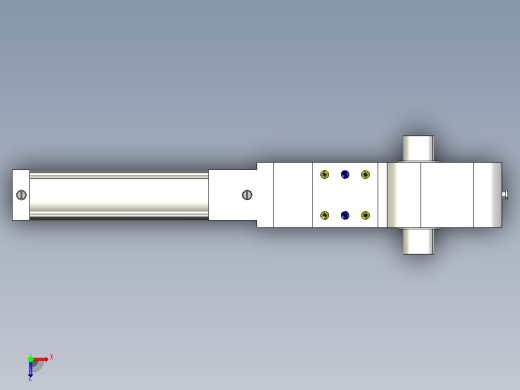 德克斯TUNKERS气缸数模KS_80_2_A00_T12_135GRAD俯视缩略图