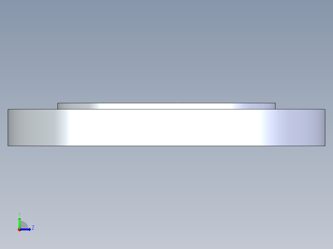 CPVC管件25-Sch80_Blind Flange_9853-060_6in左视图