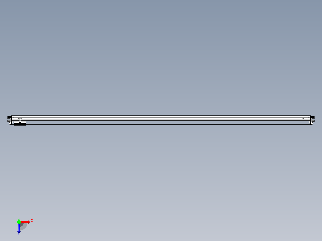 威洛博VL系列3d模型模组VL17E1Y-S2600俯视图