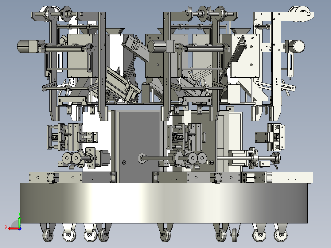 大型拔盖子设备后视图