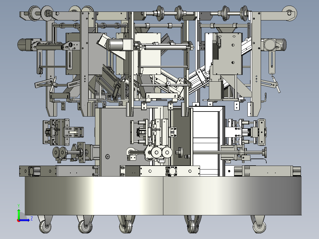 大型拔盖子设备左视图