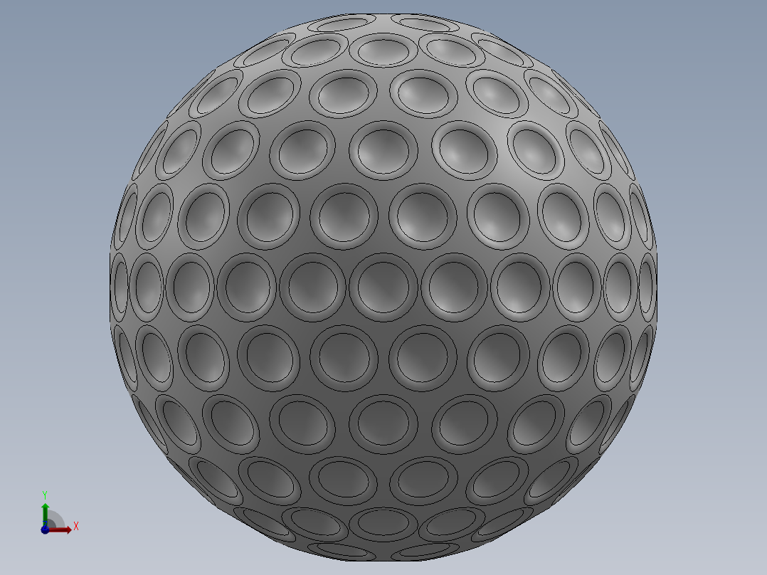 高尔夫球26前视图