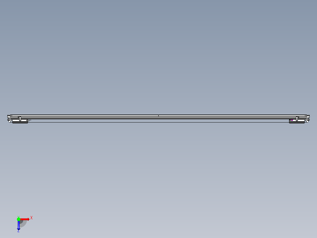 威洛博VL系列3d模型模组2VL22H2Y-S3100俯视图