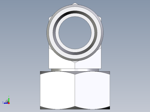 卡套式工业通用硬管接头EO_Swivel_nut_branch_tee_ET18LOMD71右视缩略图