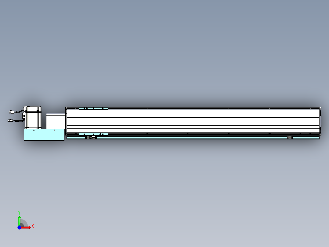 威洛博VBF同步带传动一般环境VBF14-L45-S950-BL-ZP75-C3前视图