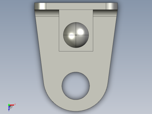 基恩士FS-L51_bracket_kc图纸模型俯视缩略图