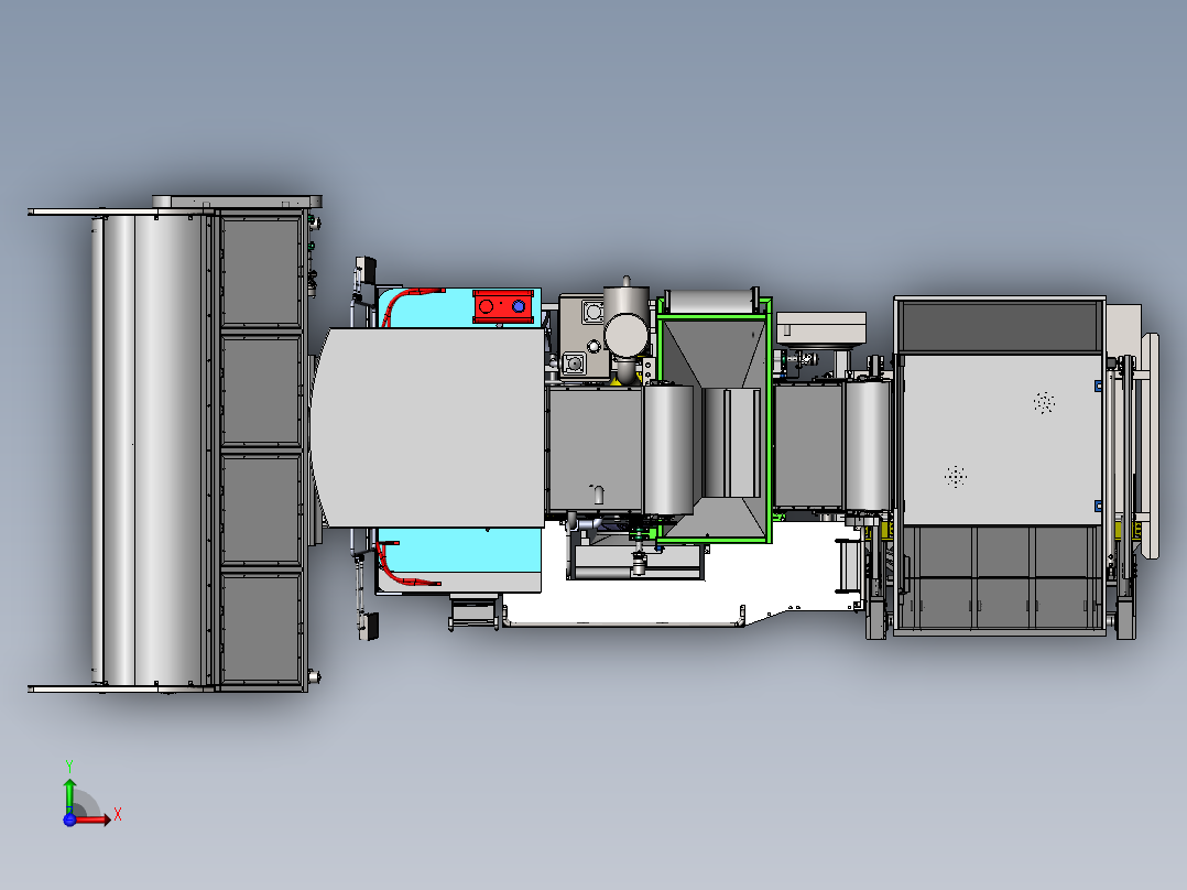 弹齿滚筒式辣椒收获机1391784===800前视图