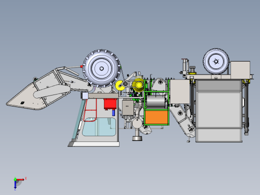 弹齿滚筒式辣椒收获机1391784===800俯视缩略图