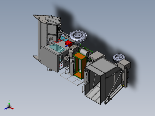 弹齿滚筒式辣椒收获机1391784===800正等轴测缩略图