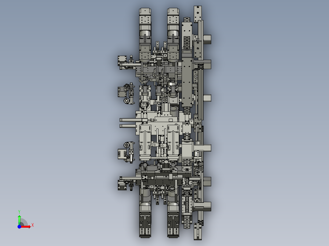 片材清洁机前视图
