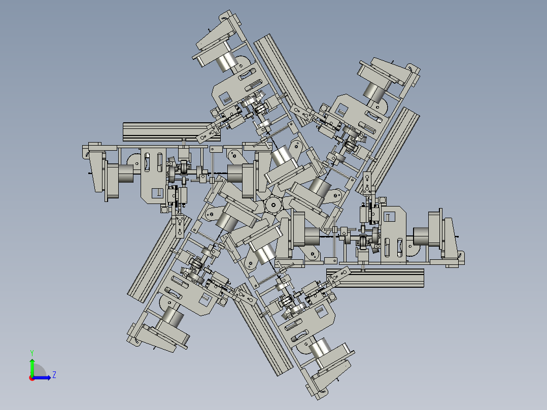 片材清洁机左视图