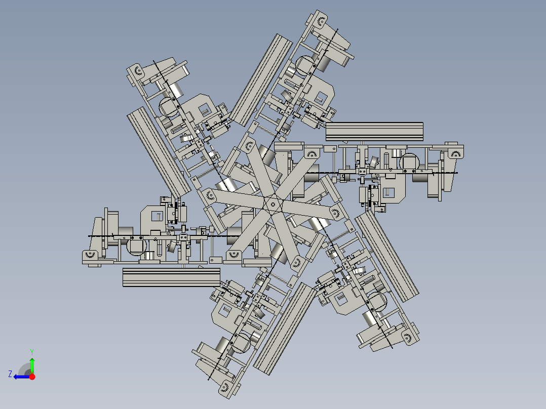 片材清洁机右视图