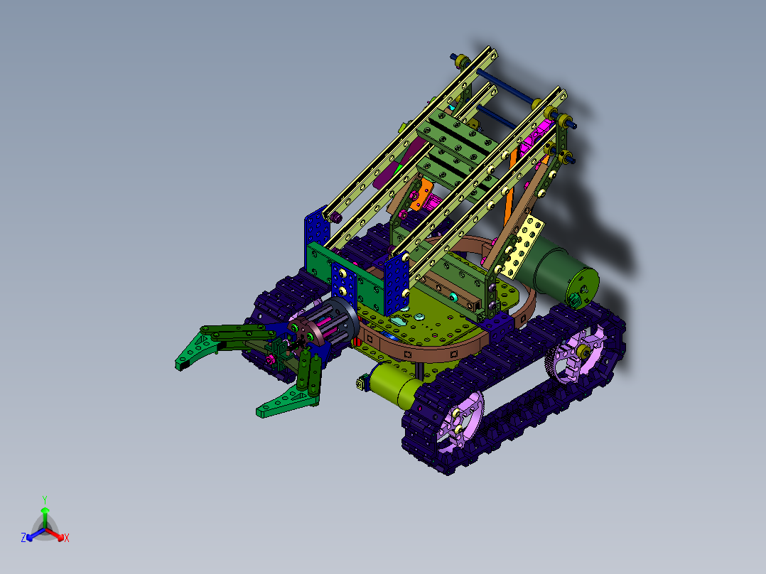 低成本高性能的遥控坦克