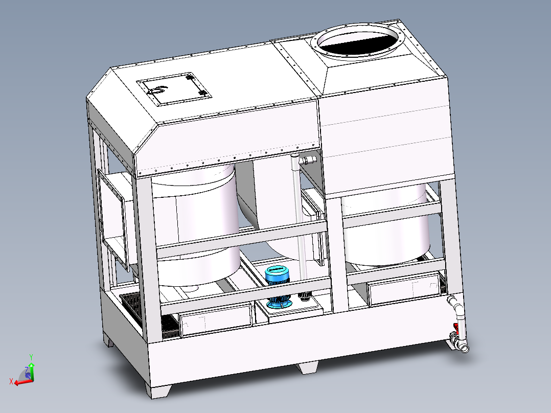 2万风量双级混合气旋喷淋塔sw20可编辑