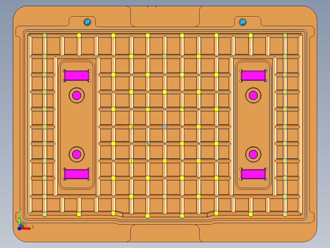 PG1-A-CNC3-笔记本CNC工装夹具三维模型单机头版-211207前视图