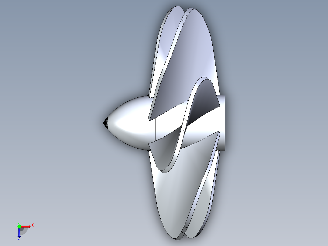 螺旋桨(39)俯视图