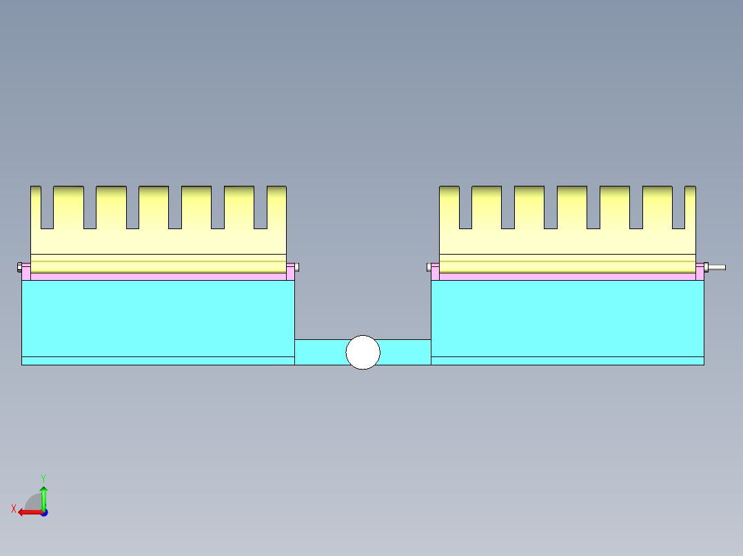 一种多功能机电线缆铺装组合后视图