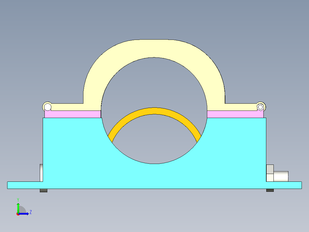 一种多功能机电线缆铺装组合左视图