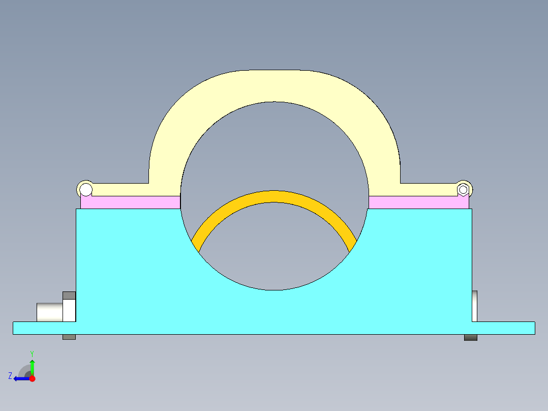 一种多功能机电线缆铺装组合右视图