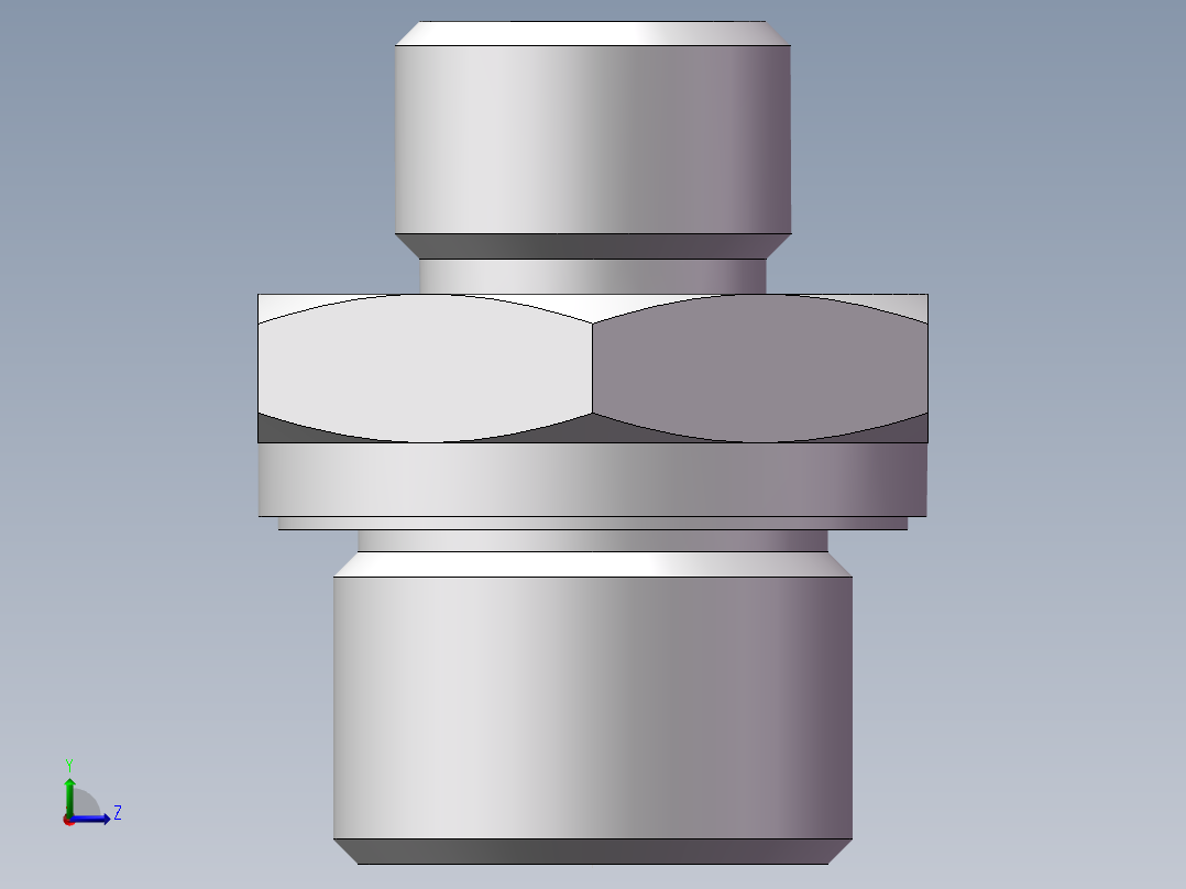英制管螺纹ED密封、1CB-16-08WD左视图