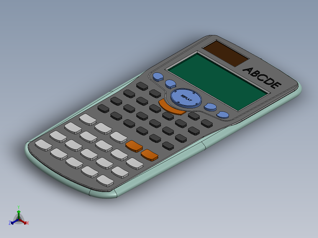 计算器(30)正等轴测图