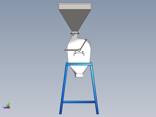 破碎机、锤式磨碎机右视缩略图