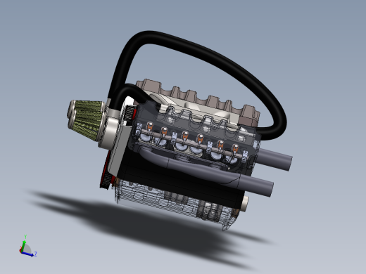 涡轮增压 V6 发动机