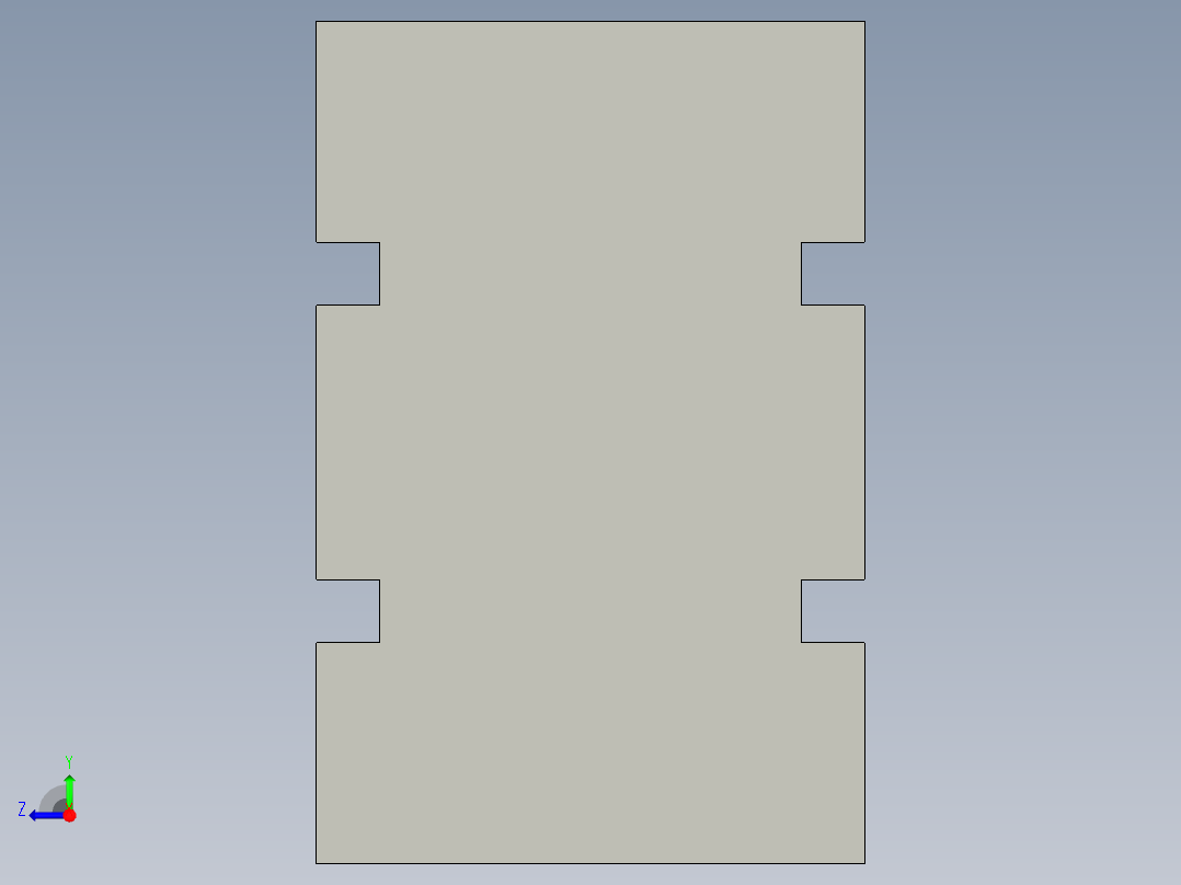 气缸CDU20-20D右视图