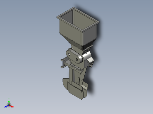 250圆盘拍门式排种器总装