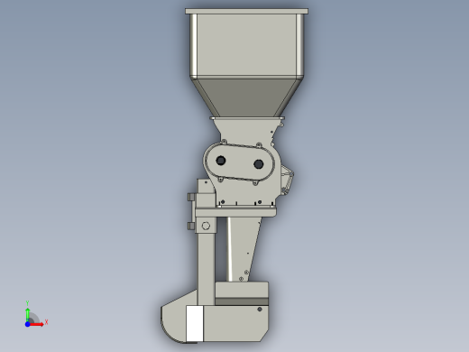 250圆盘拍门式排种器总装前视缩略图