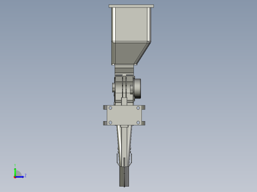 250圆盘拍门式排种器总装左视缩略图