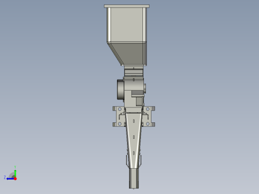 250圆盘拍门式排种器总装右视缩略图